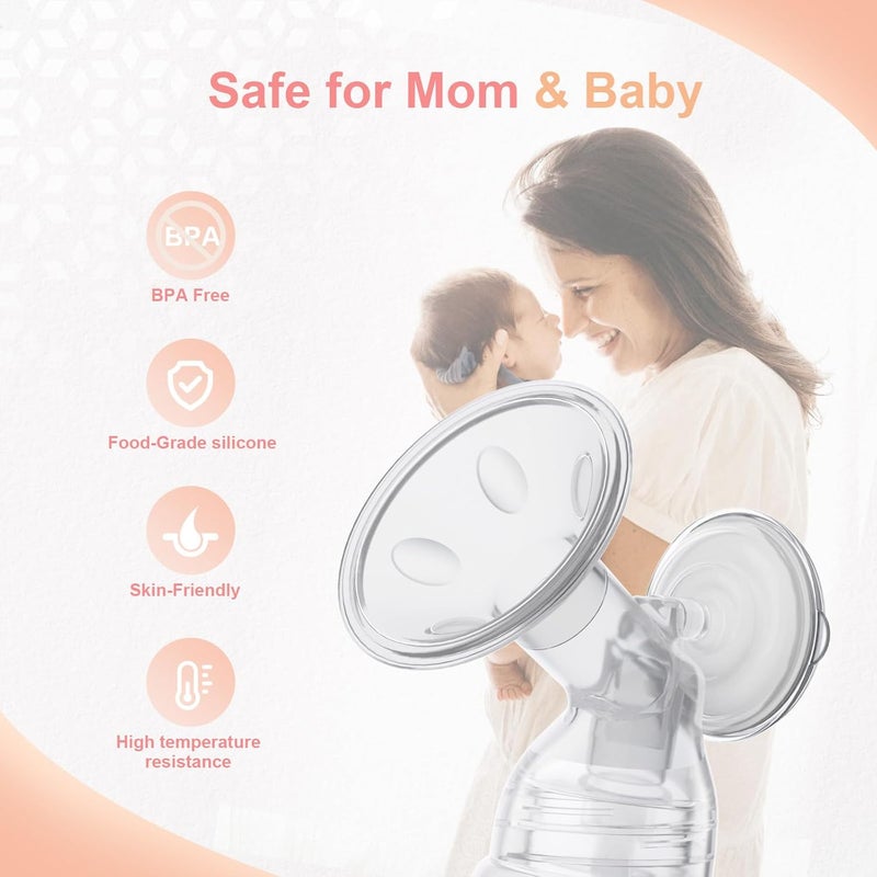 Hranio Breast Pump Parts Compatible with Spectra Replacement Pump Parts, Spectra Bottles, Spectra Pump Parts, Spectra Breast Pump, Spectra s1/s2/9 Plus, Not Original Accessories, 6 Count - Image 4